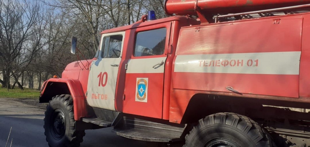 Пожар в г. Льгов Льговского района
