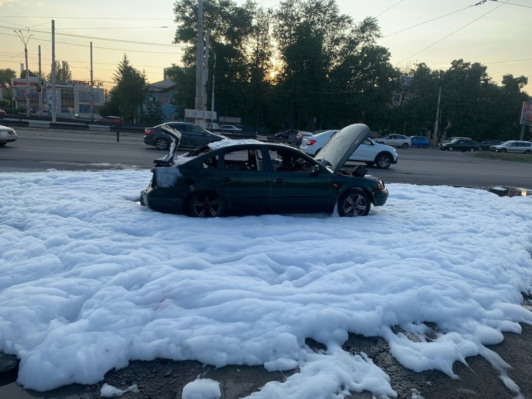 Пожар на Льговском повороте в городе Курске Курской области ликвидирован